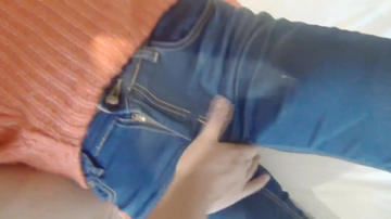 图片[2]-紧身牛仔裤爆乳美女酒店被各种姿势激烈爆插高潮不断,正享受高潮带来的快感时被男的趁机狠狠内射了.国语!-老宋小屋