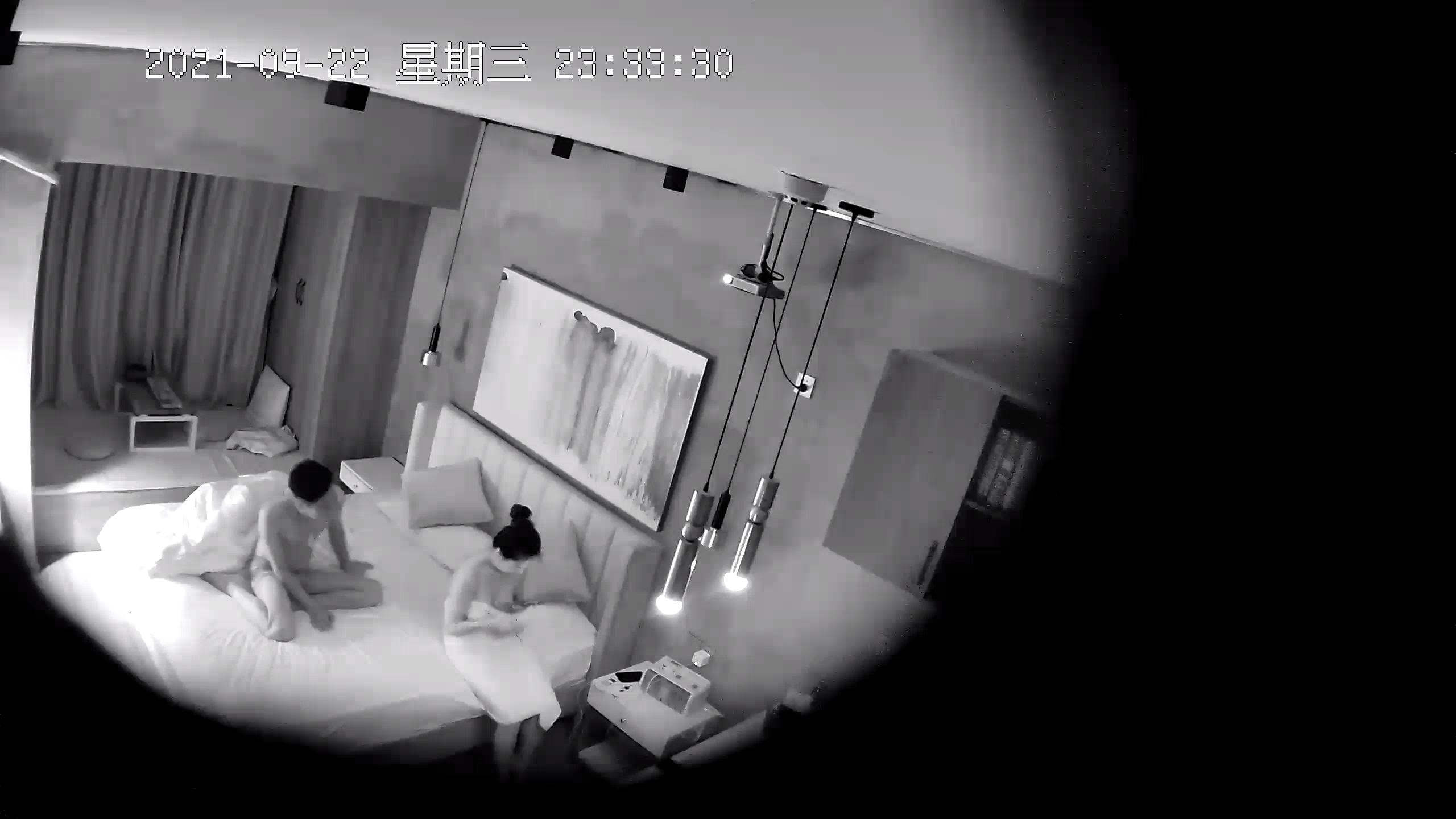 图片[2]-9.23【安防酒店】偷拍小情侣开房，男的各种舔女友逼逼，疯狂暴操-老宋小屋