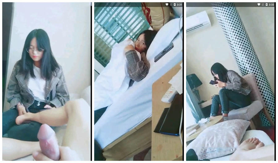 图片[4]-在酒店约操四川清纯眼镜学生妹，刚开始还害羞直接按在窗上扒光-老宋小屋