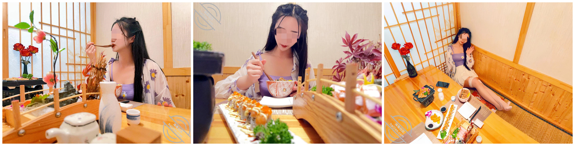 图片[2]-海角社区乱伦大神会喷水亲姐姐❤️日料餐厅里把老姐按在桌子上爆操连续狂喷，再到酒店颜射吞精[MP4/464MB]-老宋小屋