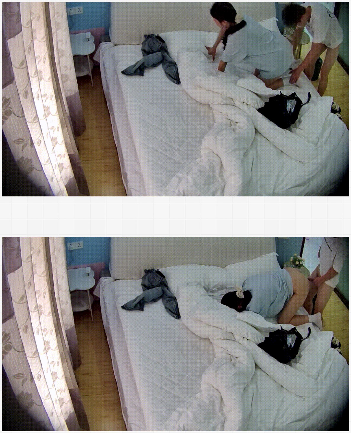 图片[5]-主题酒店 8-21 这两太久时间没见 太饥渴了 衣服都没来得及脱就开始干上了 女友全程乖乖顺从配合 射一肚皮-老宋小屋