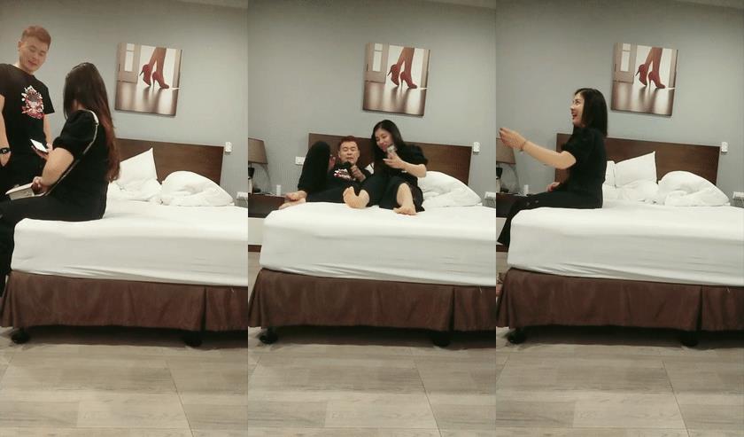 图片[2]-中年大叔深夜寂寞，酒店叫个上门外围小少妇，白嫩美乳翘臀温柔有情调-老宋小屋