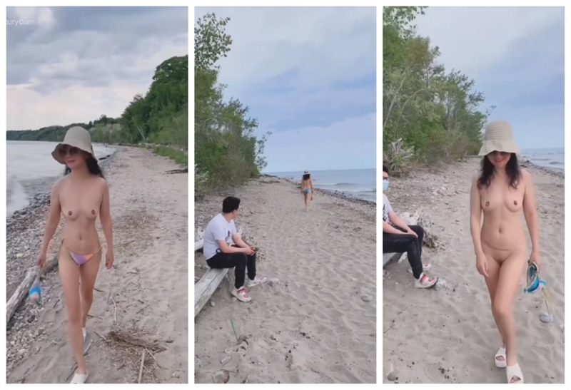 高贵气质美少妇沙滩裸奔❤️勾引海边观潮眼镜男到民宿酒店啪啪无套内射逼里无水印高清版-老宋小屋