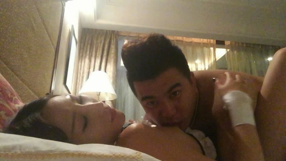 图片[6]-女神级性感美女车模酒店被富二代小哥激烈猛插干的淫叫不止-老宋小屋