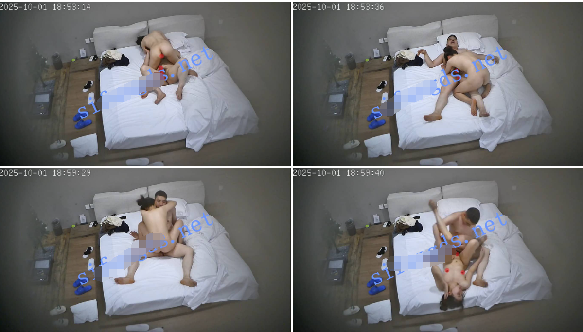 图片[5]-2025-10-1酒店偷拍 白嫩御姐人妻口醒老公之后被抱着头疯狂怼嘴-老宋小屋