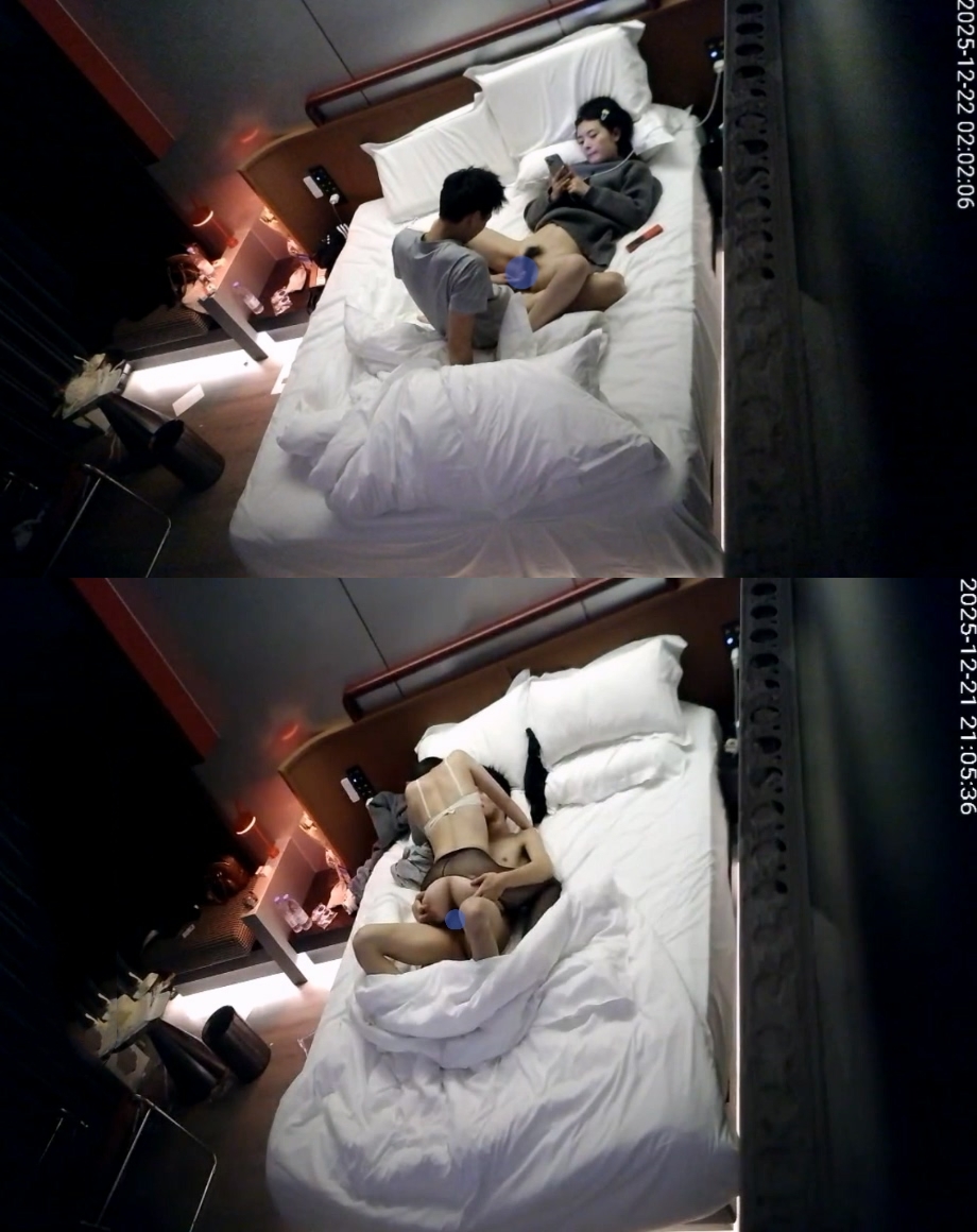 图片[1]-2025-12-21酒店偷拍 纯欲女变身情趣黑丝母狗足交挑逗后被爆操-老宋小屋