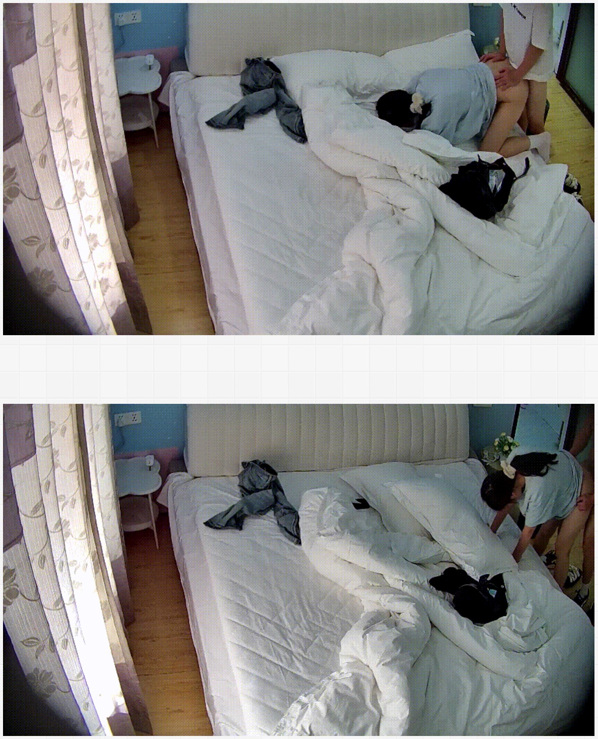 图片[6]-主题酒店 8-21 这两太久时间没见 太饥渴了 衣服都没来得及脱就开始干上了 女友全程乖乖顺从配合 射一肚皮-老宋小屋