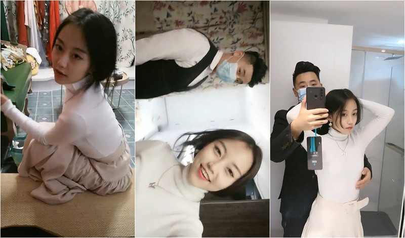 图片[3]-極品反差婊,大學援交學生妹和社會男友酒店開房啪啪,肉茓粉嫩,翹著屁股直接插入-老宋小屋