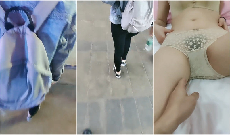 图片[4]-校園搭訕剛剛下課背著書包的學生妹,給錢到酒店啪啪,BB很性感-老宋小屋