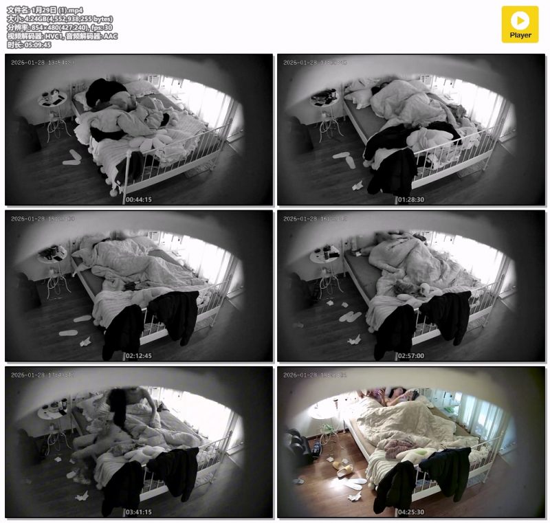 ❤️20260128酒店偷拍午饭吃饱喝足后把女友扑倒在床温柔啪啪四场-老宋小屋