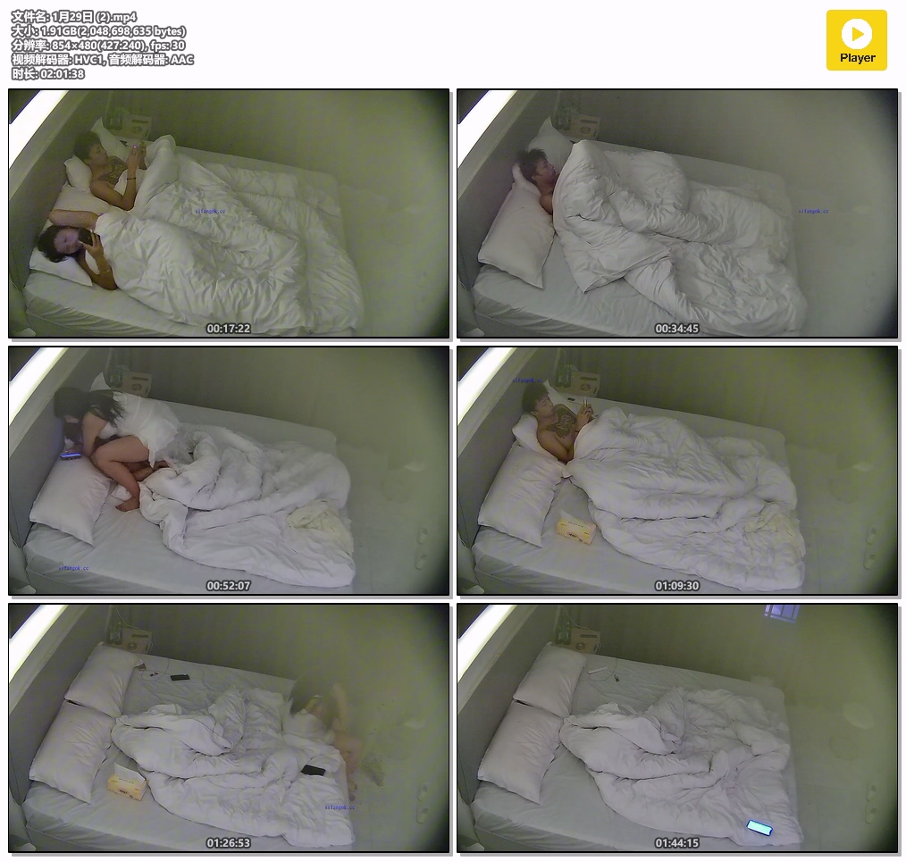 图片[1]-酒店针孔偷拍纹身男爆操女友-老宋小屋