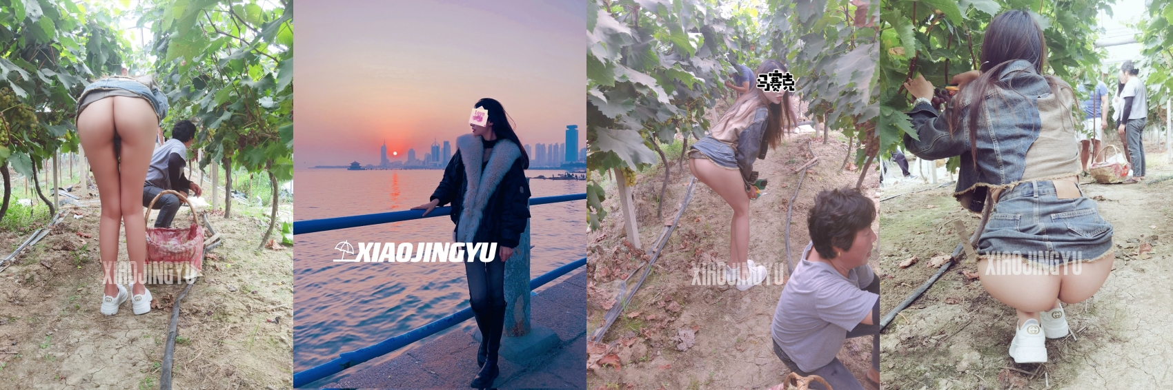 图片[1]-顶级绿帽推特人类高质量淫乱夫妻【小鲸鱼】私拍，露天餐吧露出服务员面前紫薇，酒店遛狗男厕PUA后入，全程高能[MP4/891MB]-老宋小屋