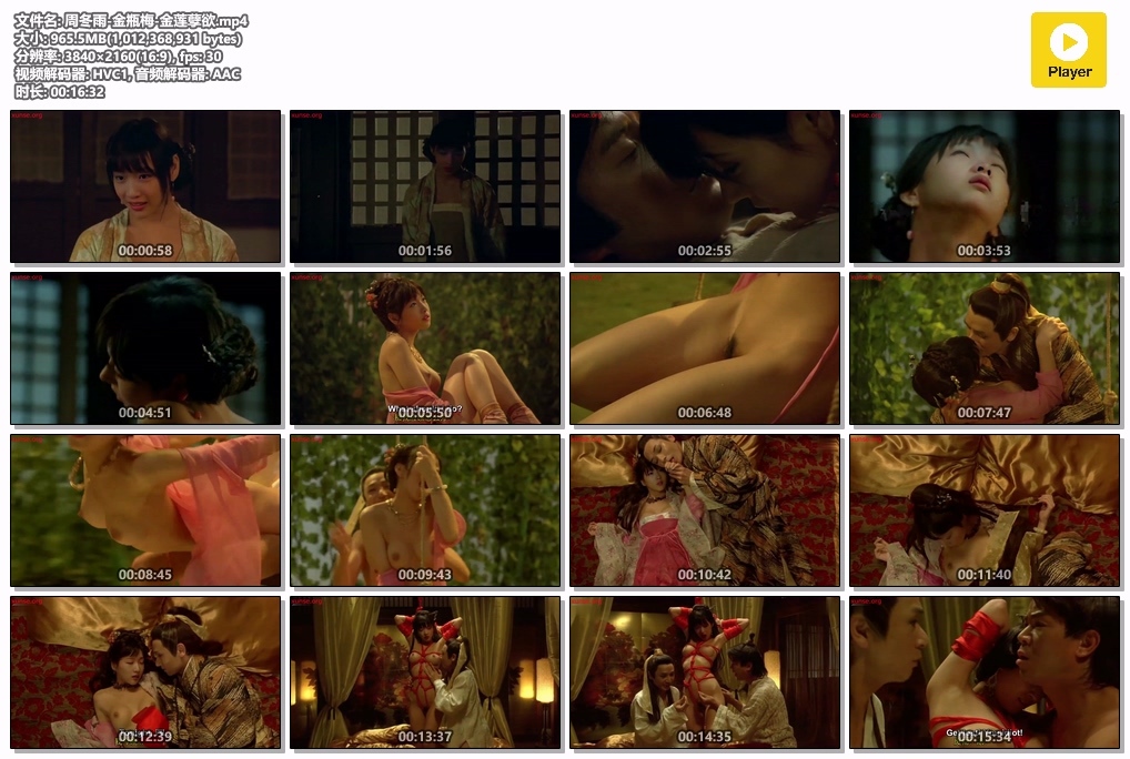 图片[14]-【AI明星换脸】✅4K高质量作品✅周冬雨-金瓶梅-金莲孽欲[965.5M/00:16:32/116]氺-老宋小屋