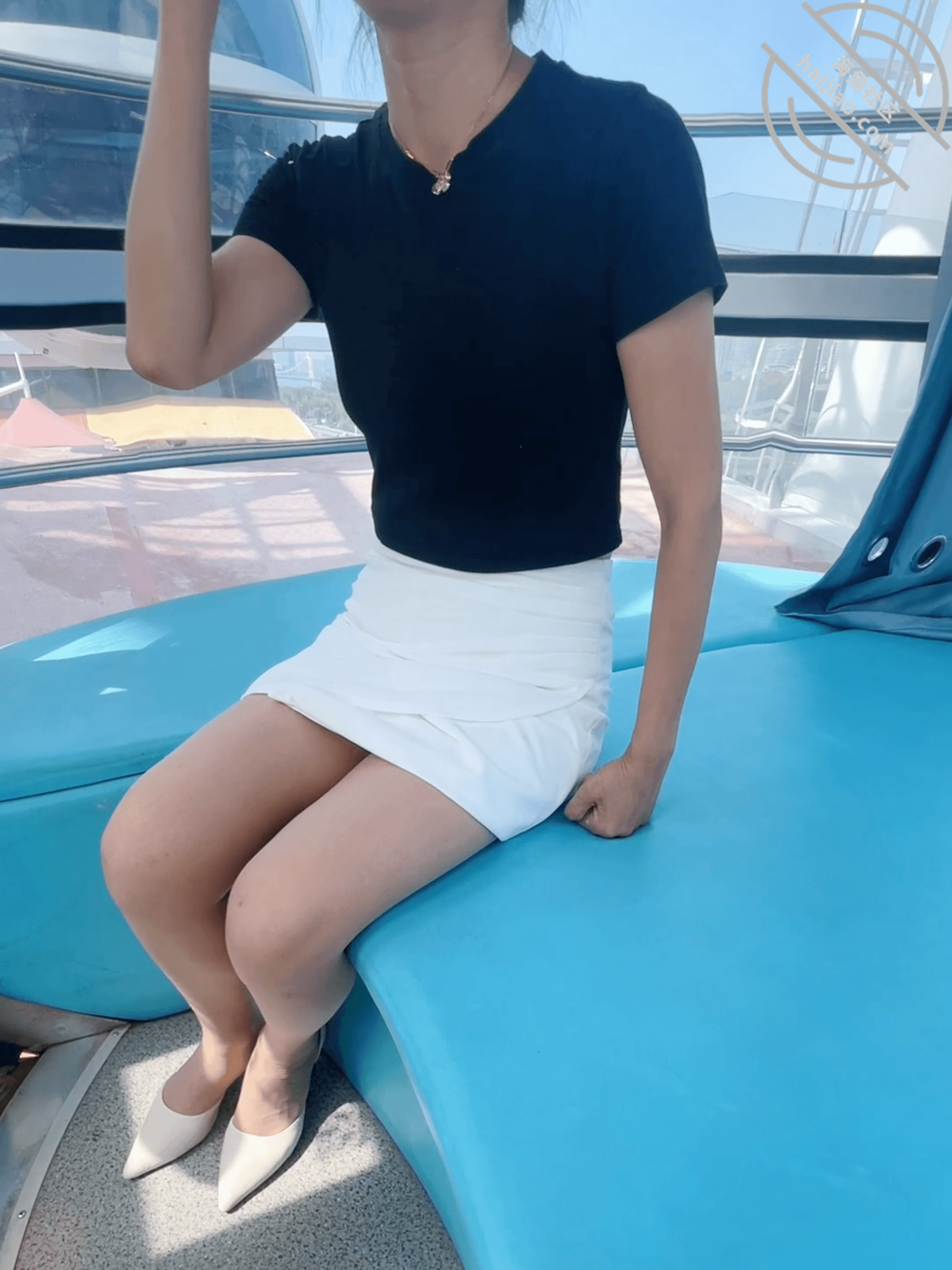 图片[3]-作者：我的母狗房东 《【原创视频】两天操五次女房东，不仅在摩天轮上操，连吃饭都要内射一发》-老宋小屋