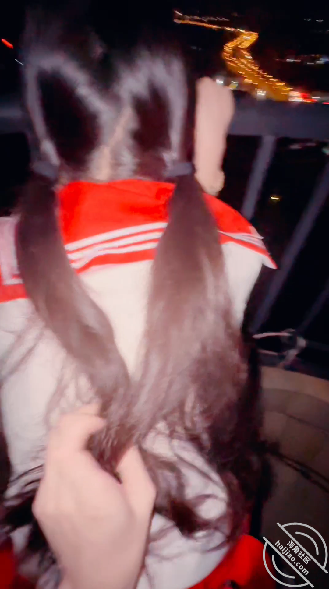 图片[6]-作者：萝莉小表妹 《【原创视频27】深夜天台上，偷摸跟表妹做爱，既兴奋又刺激，一个字爽》-老宋小屋